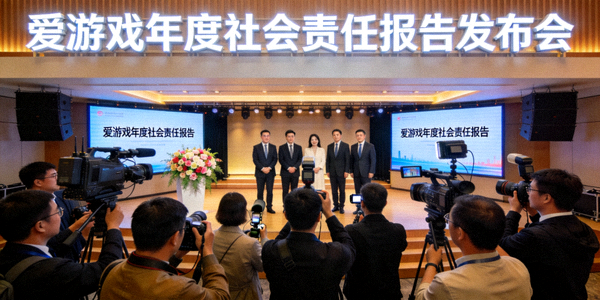 爱游戏年度社会责任报告发布会现场 - 媒体与嘉宾齐聚