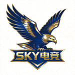 SKY电竞战队Logo - 翱翔的雄鹰标志
