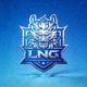 LNG战队标志 - 麒麟蓝色徽章
