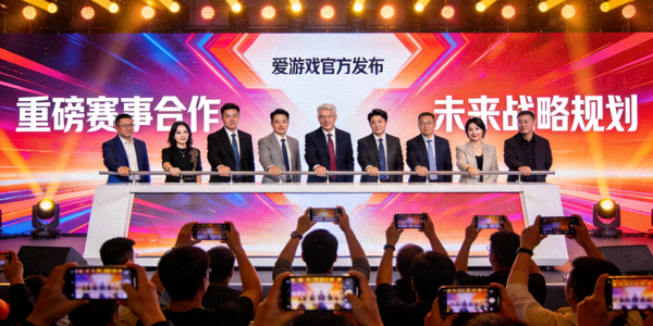 爱游戏官方发布会现场，宣布重磅赛事合作与未来战略规划，嘉宾共同揭幕